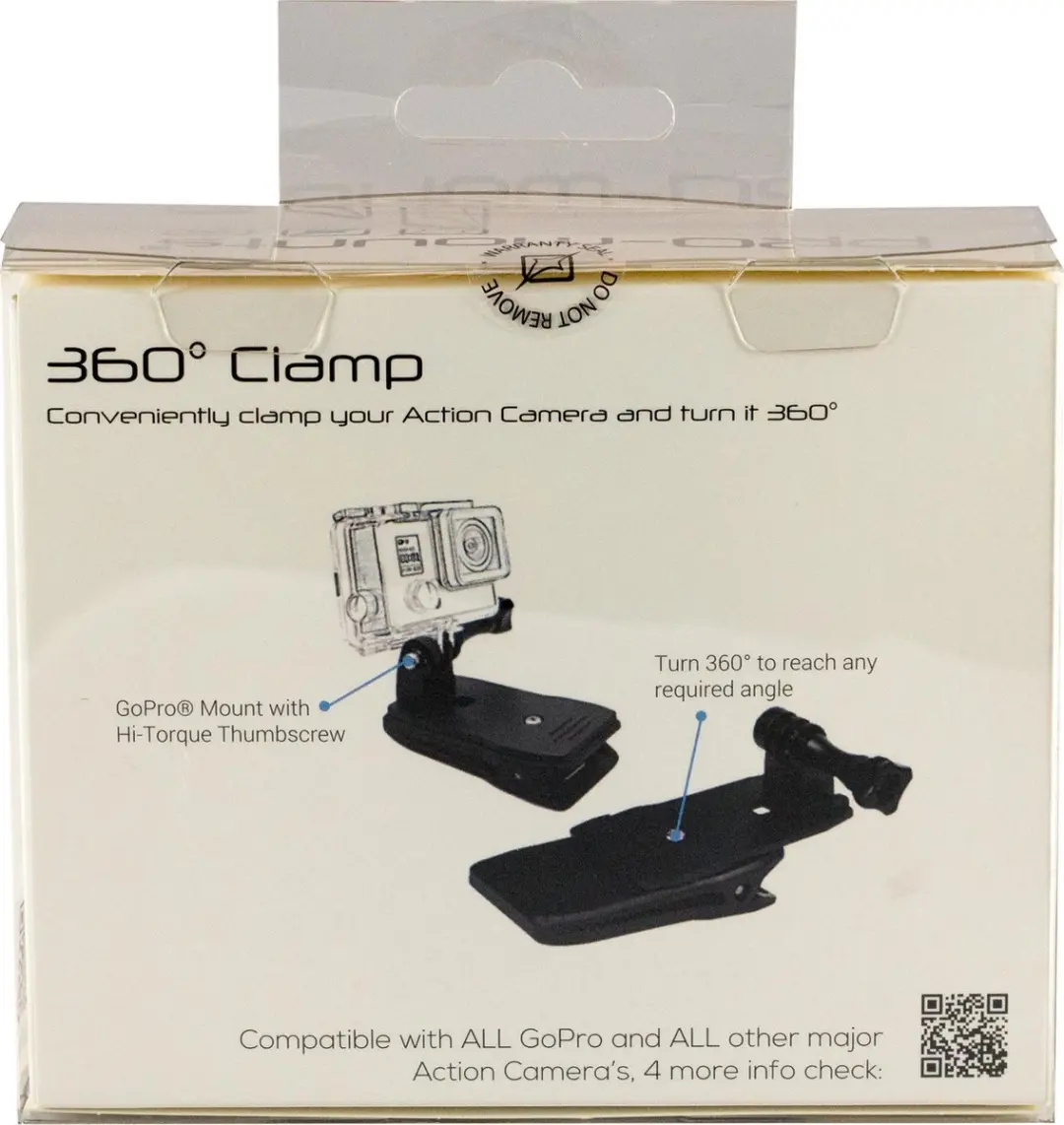 PRO-Mounts 360 Clamp PM2015GP138 - GoPro Klem - Zwart