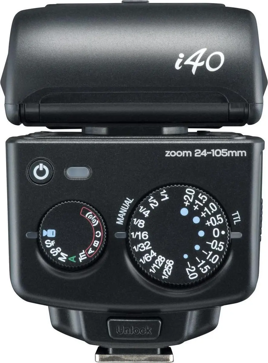 Nissin i40 Flitser - Canon - 4x AA - Zwart