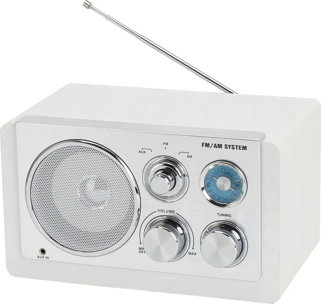 Denver TR63 Retro Draagbare Radio - 15W - Wit
