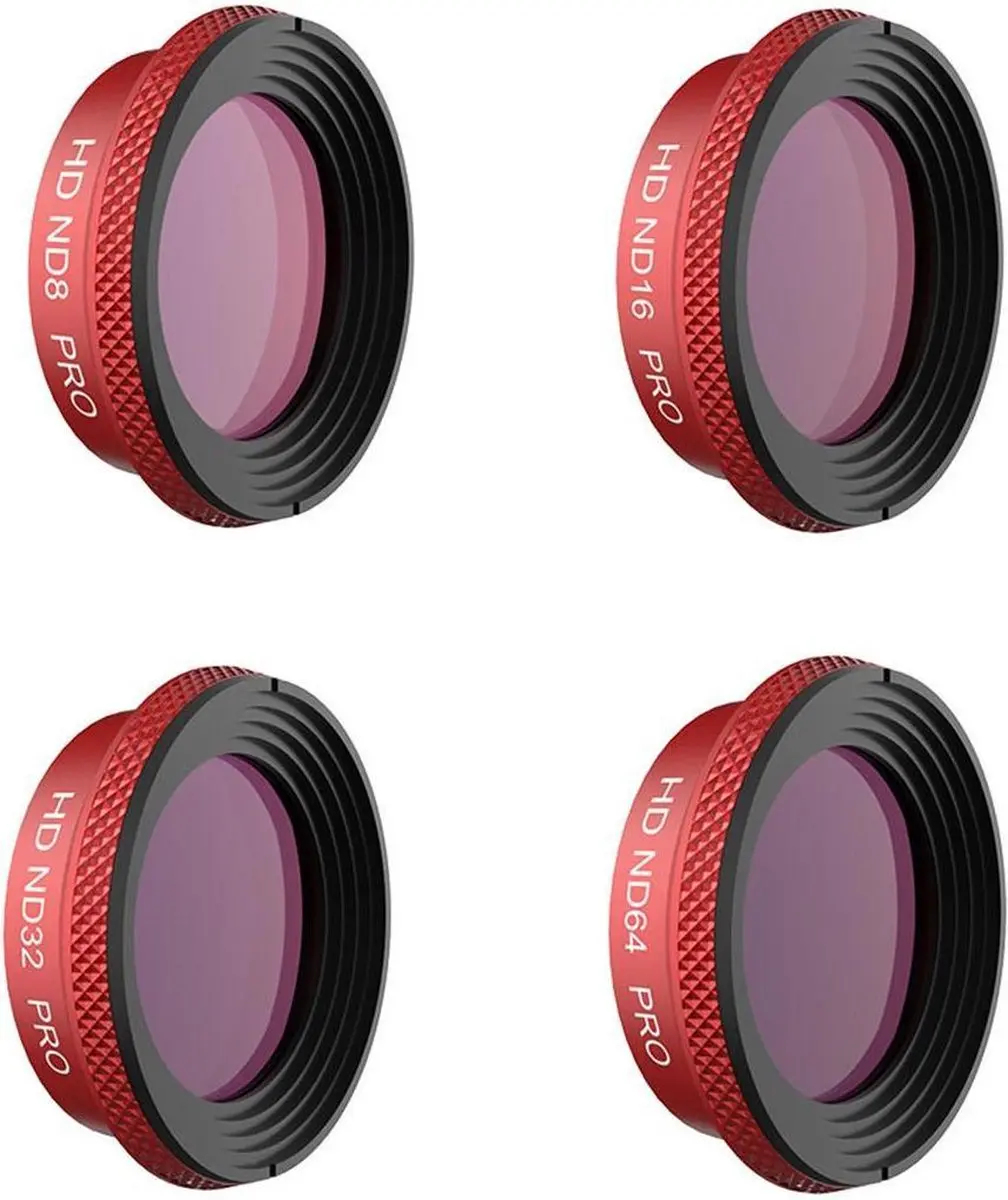 PGYTECH PRO ND8/16/32/64 Filters - 4-pack - 22mm - o.a. DJI Mavic Air