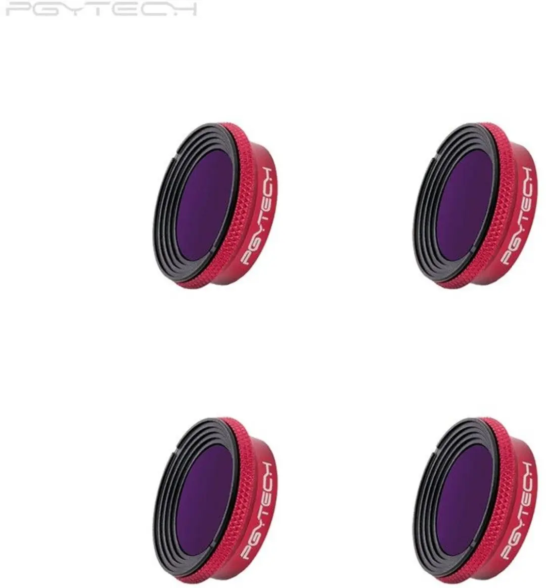 PGYTECH PRO ND8/16/32/64 Filters - 4-pack - 22mm - o.a. DJI Mavic Air