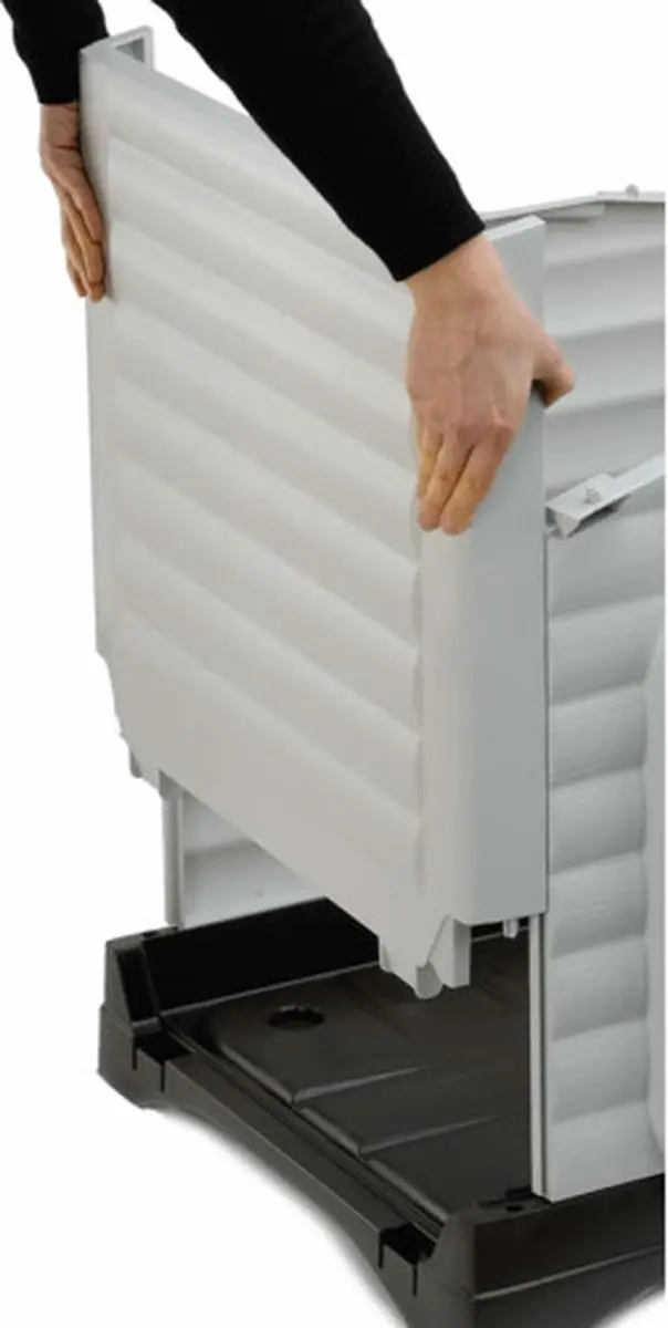 Ferplast Dogvilla Hondenhok 43x48x44cm - Grijs - afbeelding 6 van 6