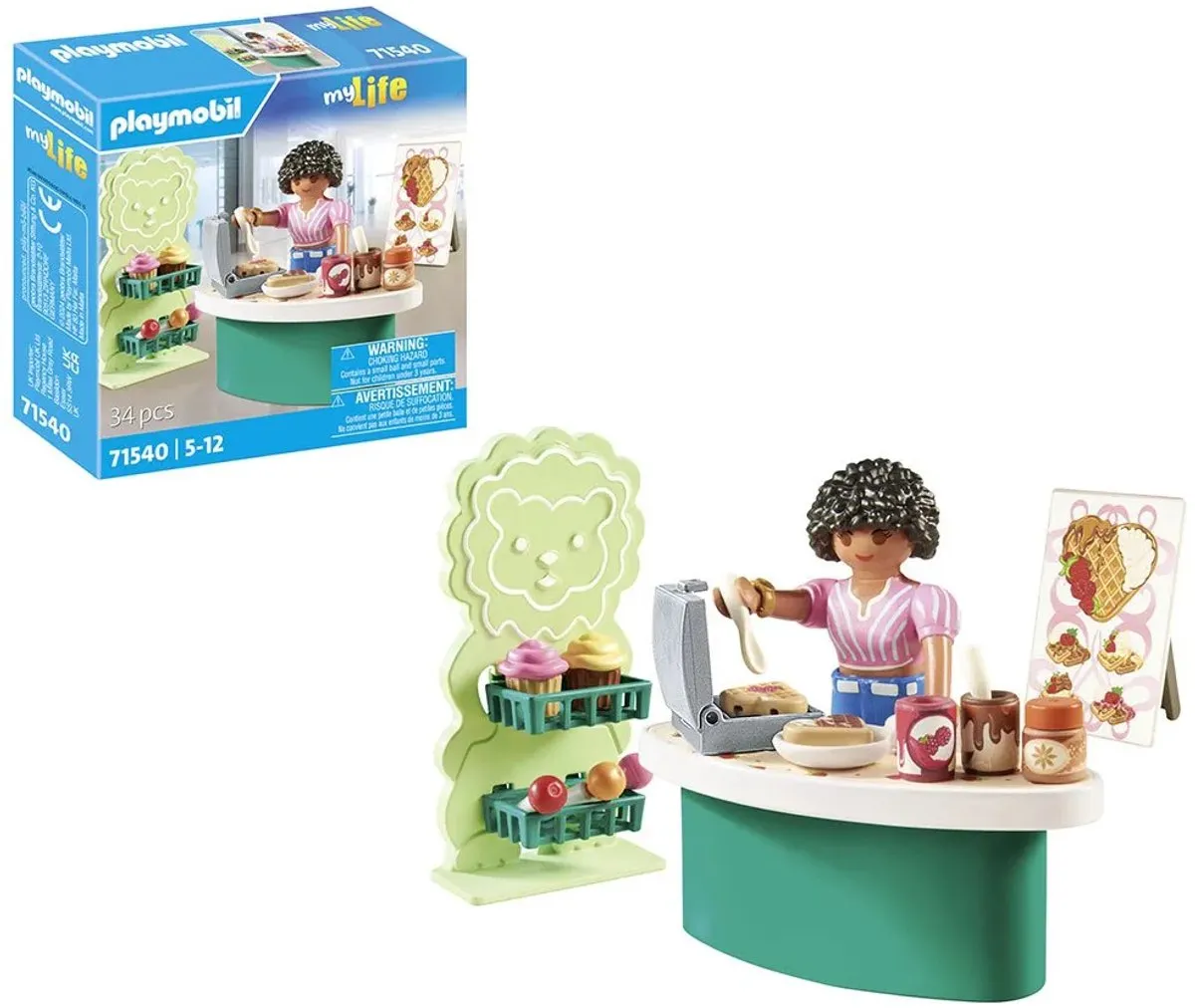 Playmobil My Life Snoepkraam 71540 - Multicolor