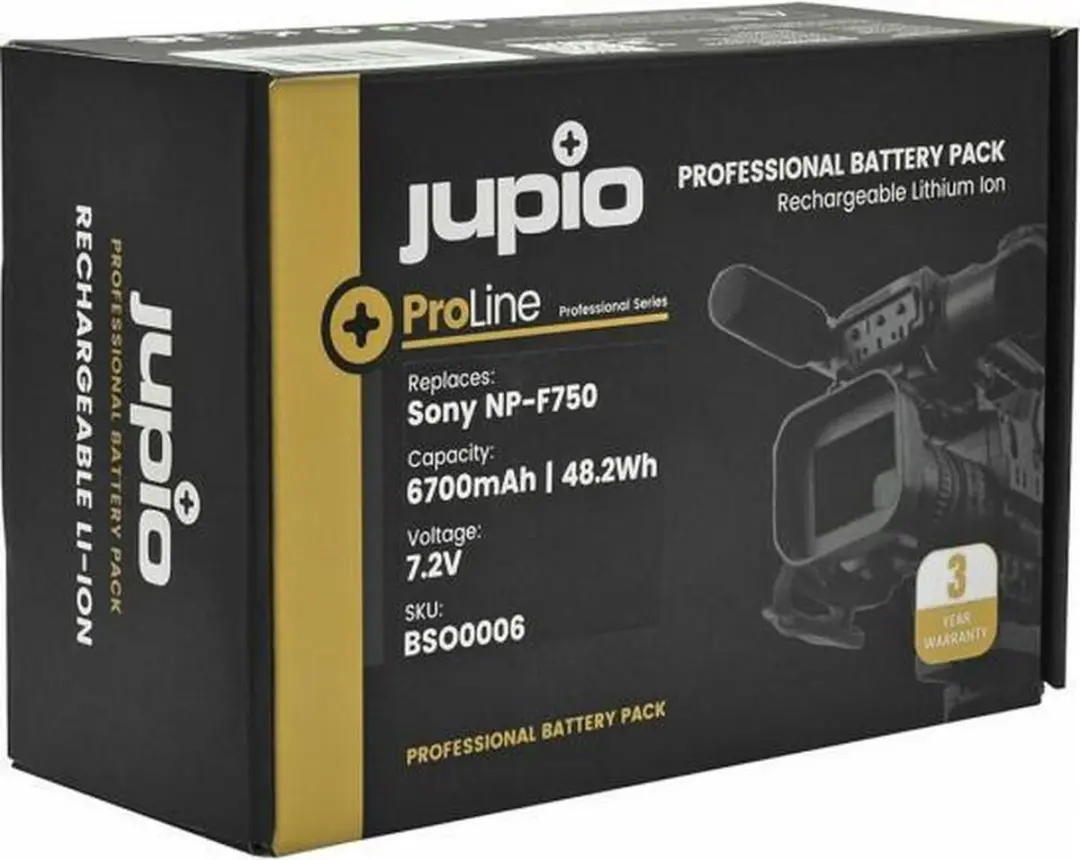 Jupio ProLine NP-F750 6700mAh Accu