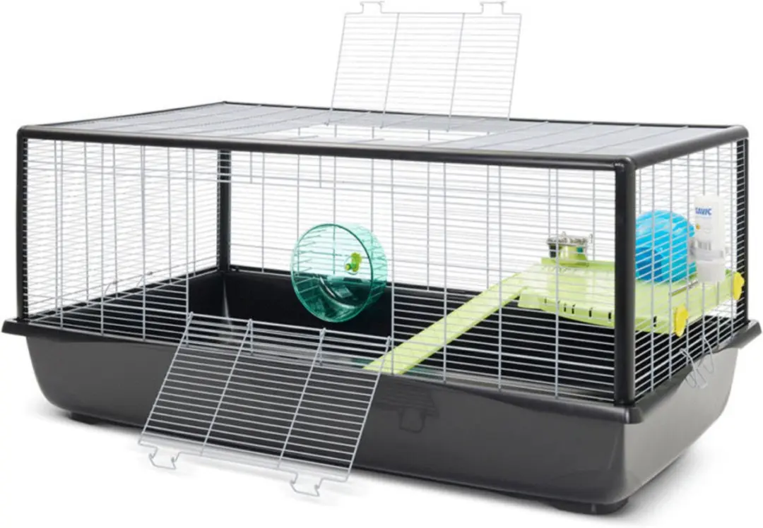 Savic Plaza 120 Hamsterkooi 118x64.5x52cm - Zwart