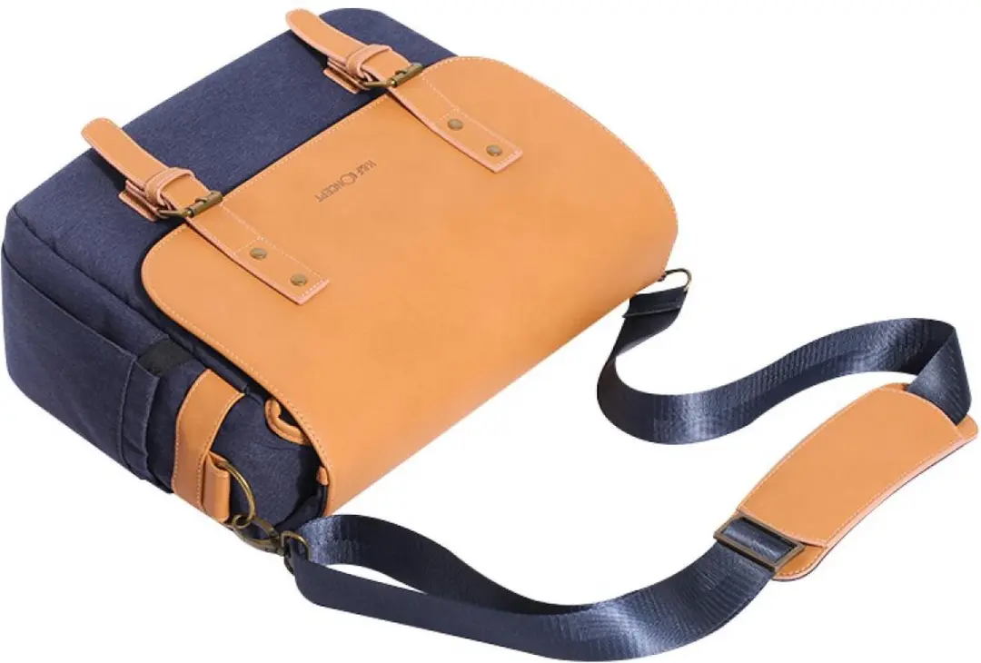 K&F Concept Messenger Bag KF13.062V1 - 10L - Blauw/Bruin