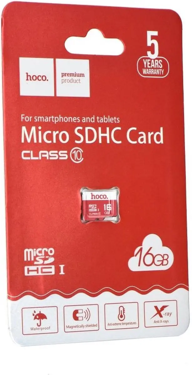 Hoco TF HCMSD16GB Micro-SD Geheugenkaart 16GB - afbeelding 6 van 6