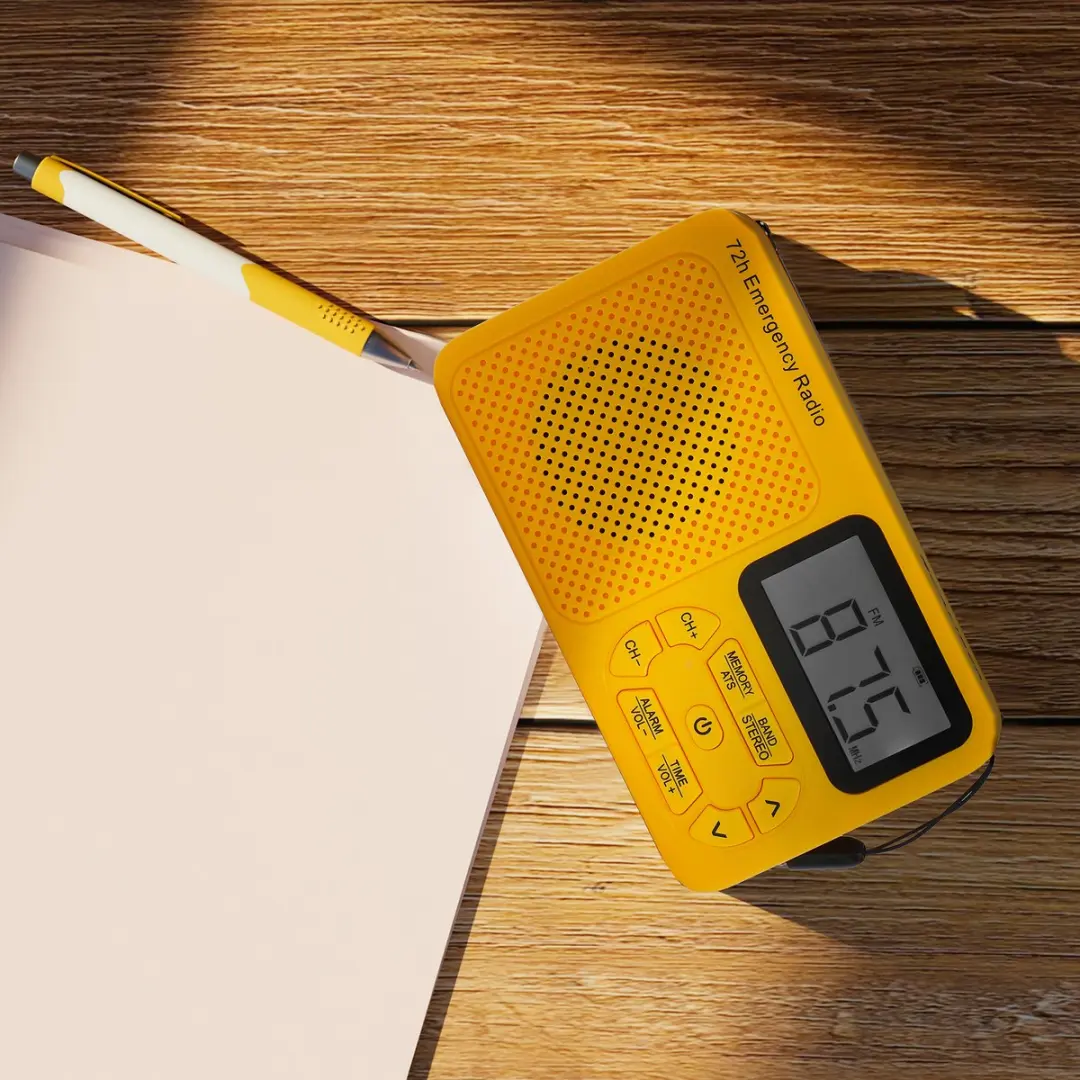 Caliber HPG320Y Draagbare Noodradio - Geel - AM/FM