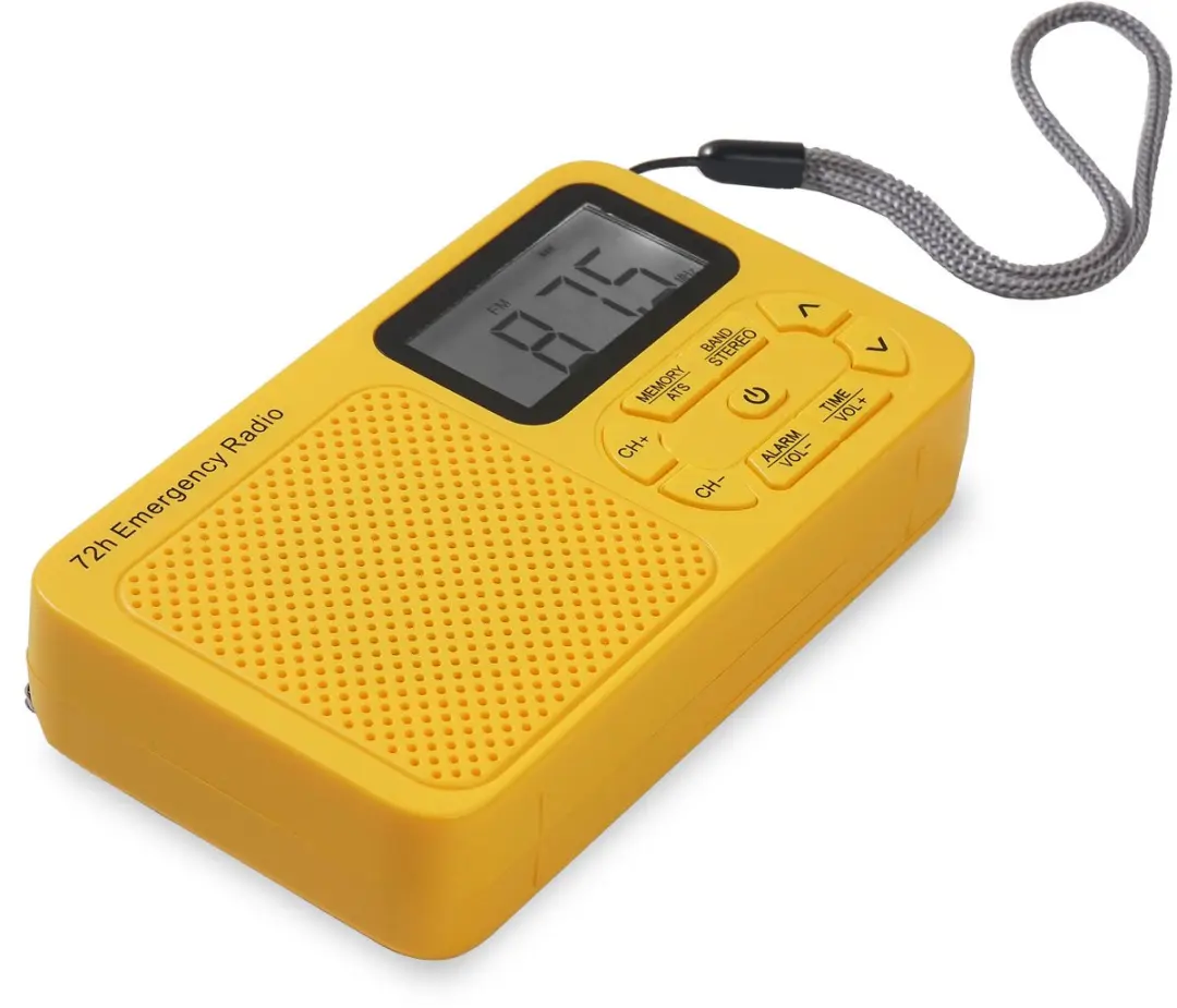 Caliber HPG320Y Draagbare Noodradio - Geel - AM/FM