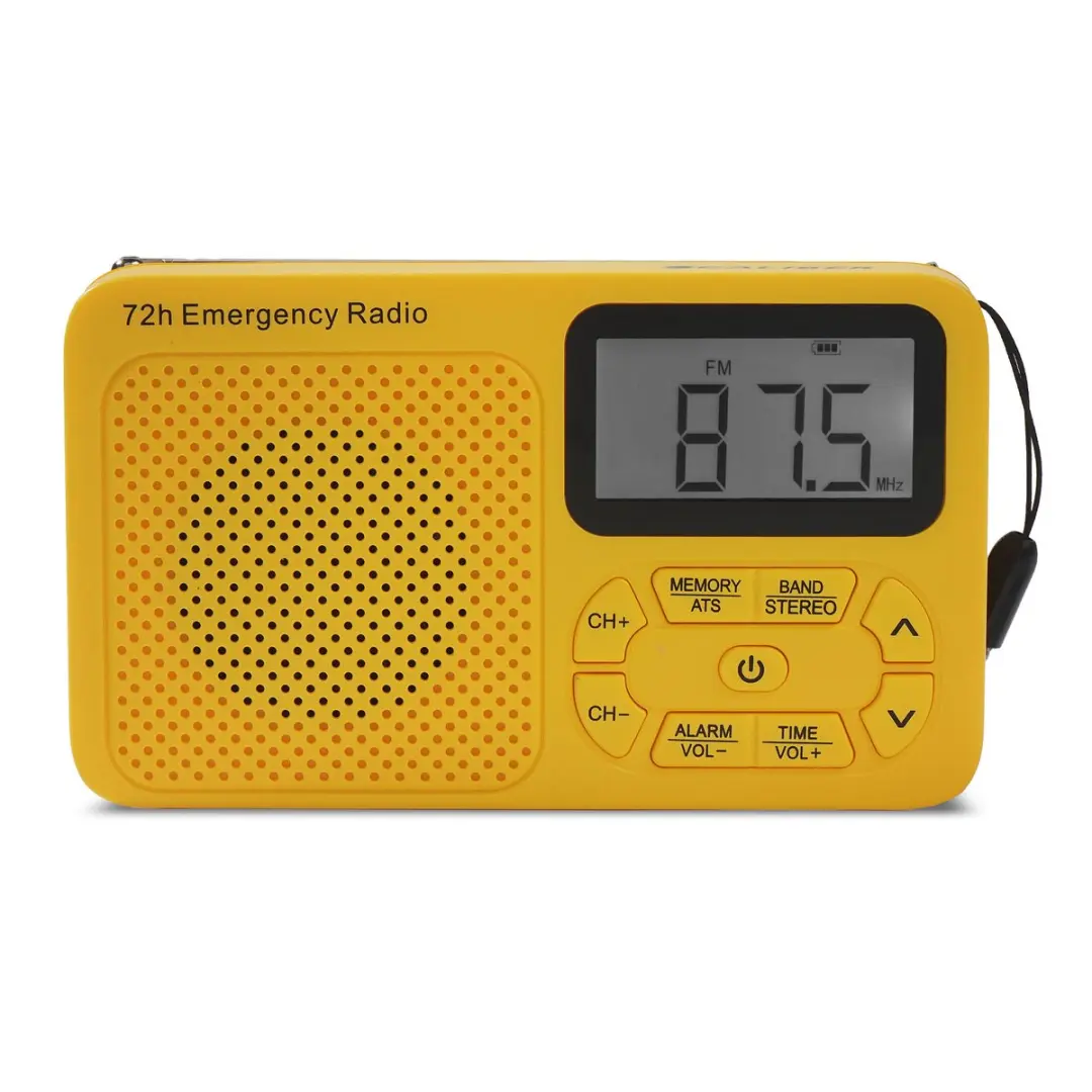 Caliber HPG320Y Draagbare Noodradio - Geel - AM/FM
