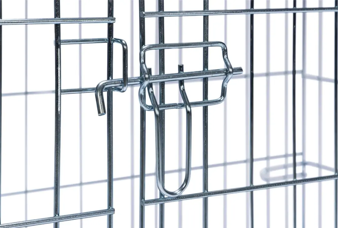 Beeztees Hondenbench M - 81x55,5x61,5cm - Zilver