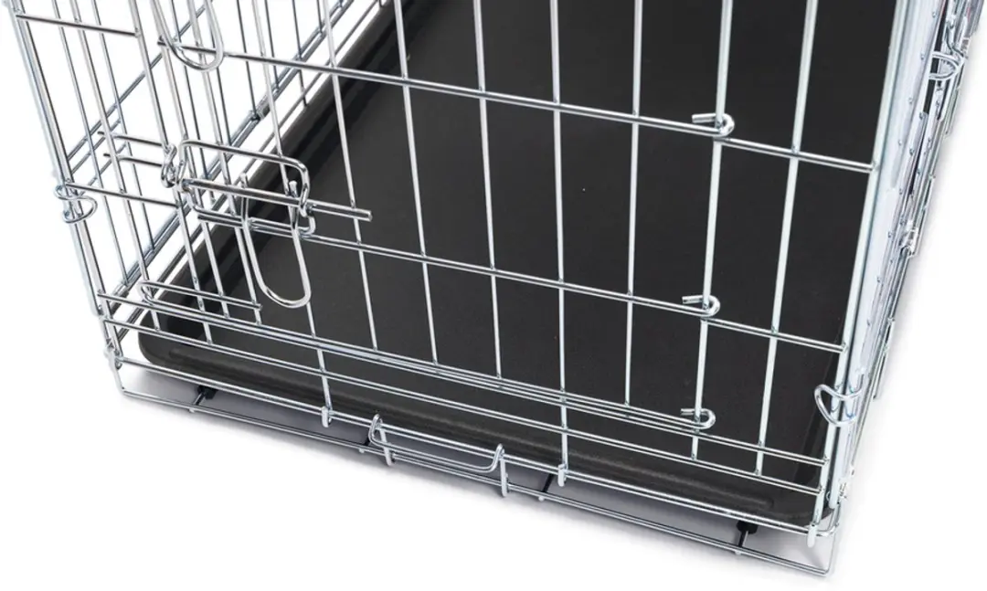 Beeztees Hondenbench M - 81x55,5x61,5cm - Zilver