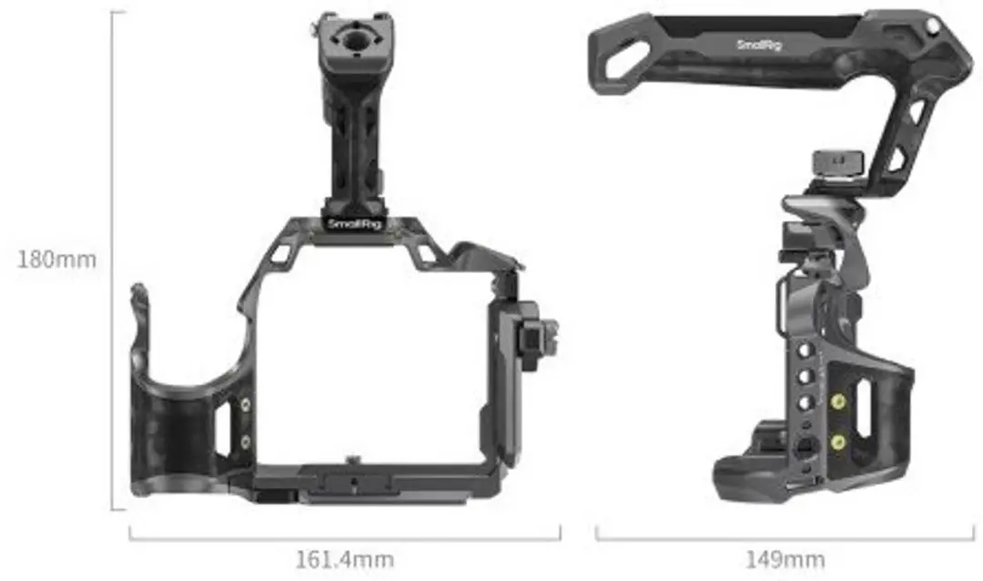 SmallRig 6030 Rhinoceros Cage Kit - Sony Alpha 7 V/7R V/7 IV - Zwart
