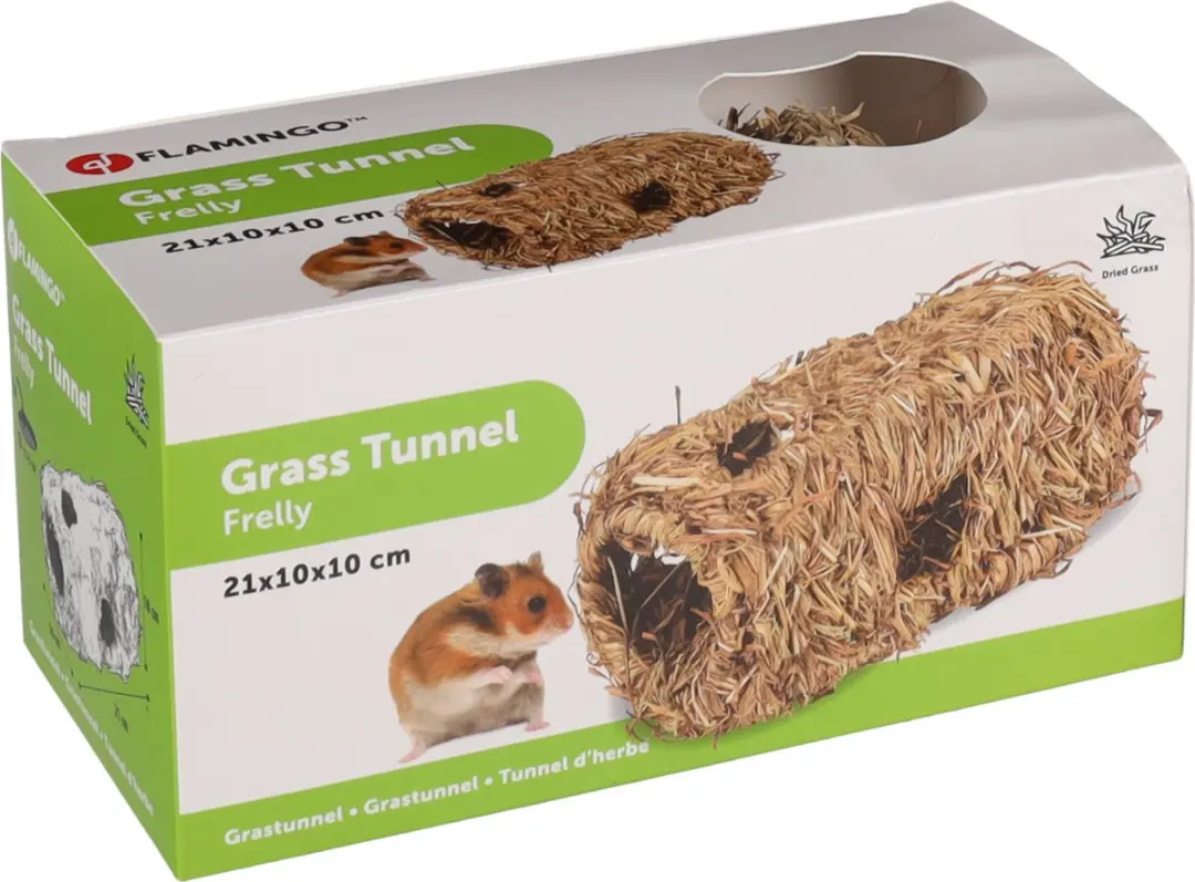 Flamingo Frelly Gras Tunnel 21cm - 1 Stuk