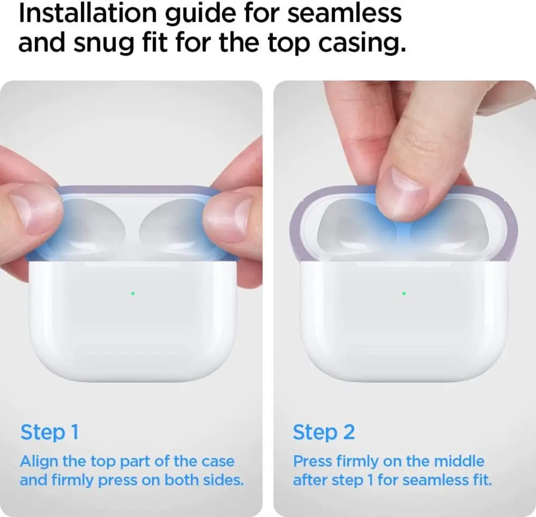 Spigen ASD02900 Hoesje Apple AirPods 3 - Paars