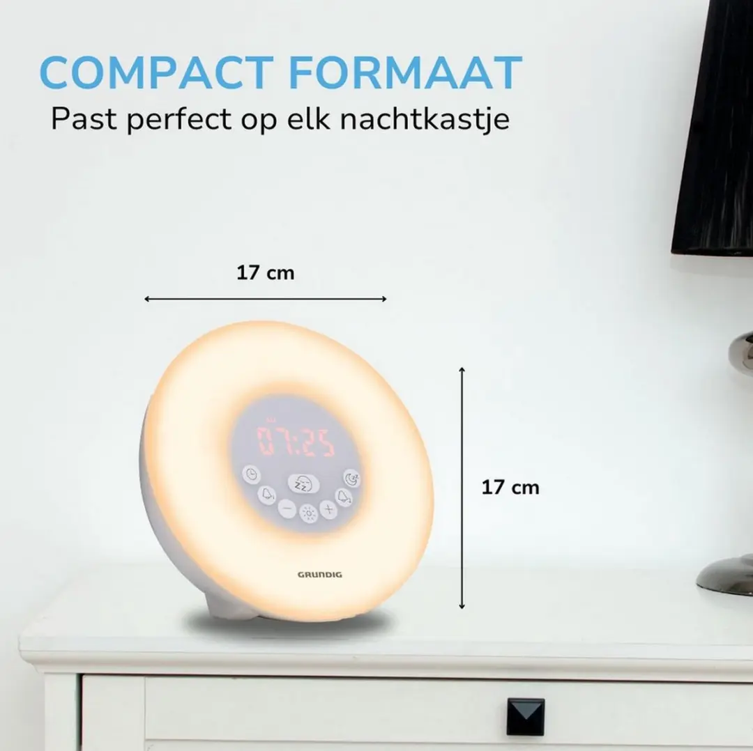Grundig FM Wake-Up Light 8711252259987 - Lichtwekker met FM-radio