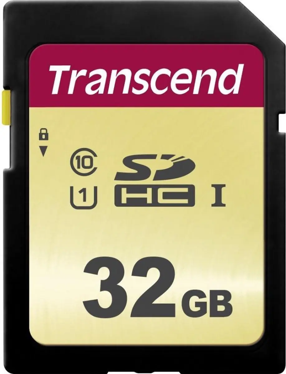 Transcend 500S SDHC Geheugenkaart 32GB