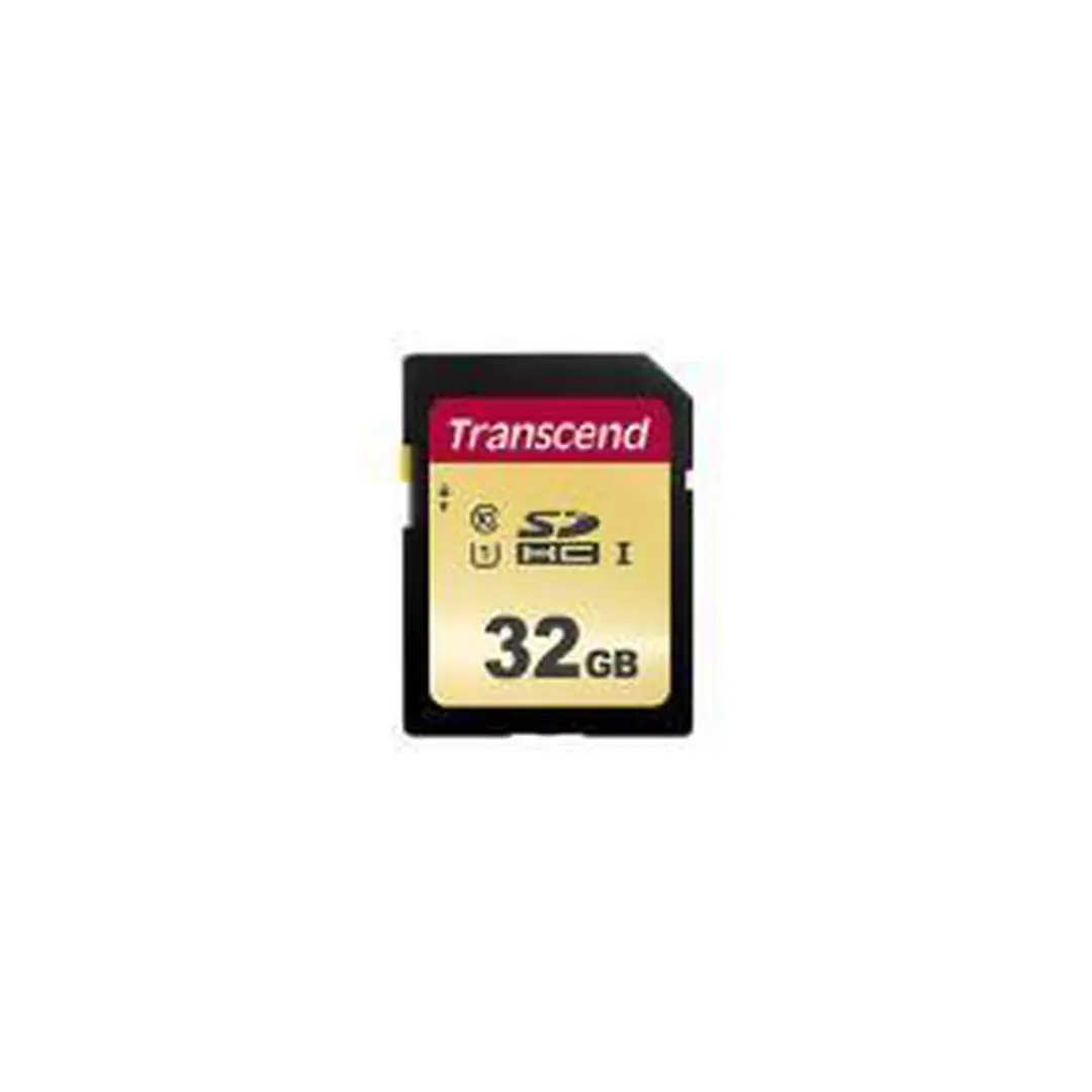 Transcend 500S SDHC Geheugenkaart 32GB