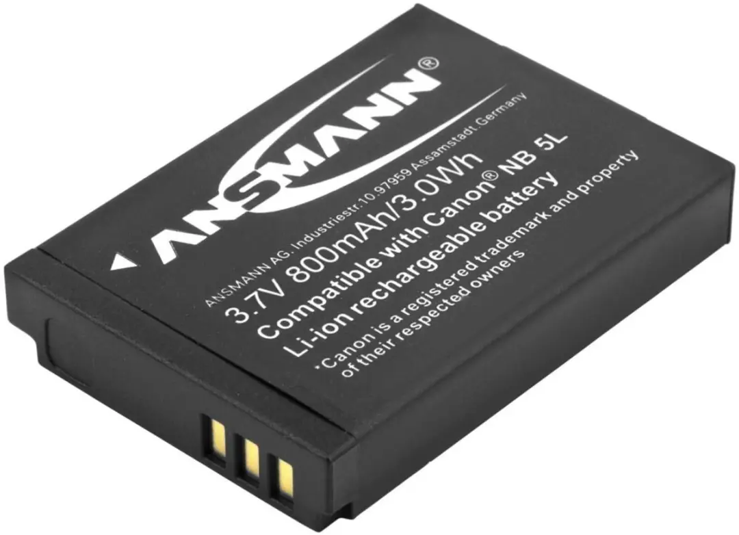 Ansmann NB5L Li-ion Accu 750mAh - Compactcamera