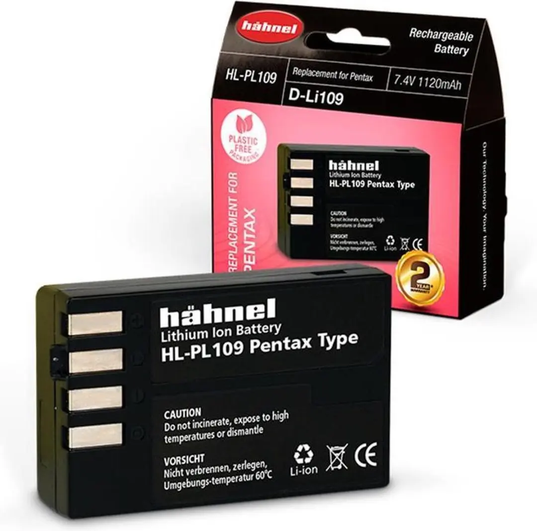 Hähnel Accu Pentax D-Li109 HL-PL109 1120mAh
