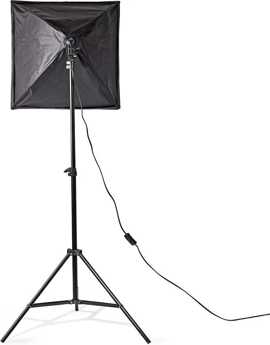 Nedis SLKT10BK Fotostudio Lampenset 2x - 70W 5500K - 4000lm - Zwart