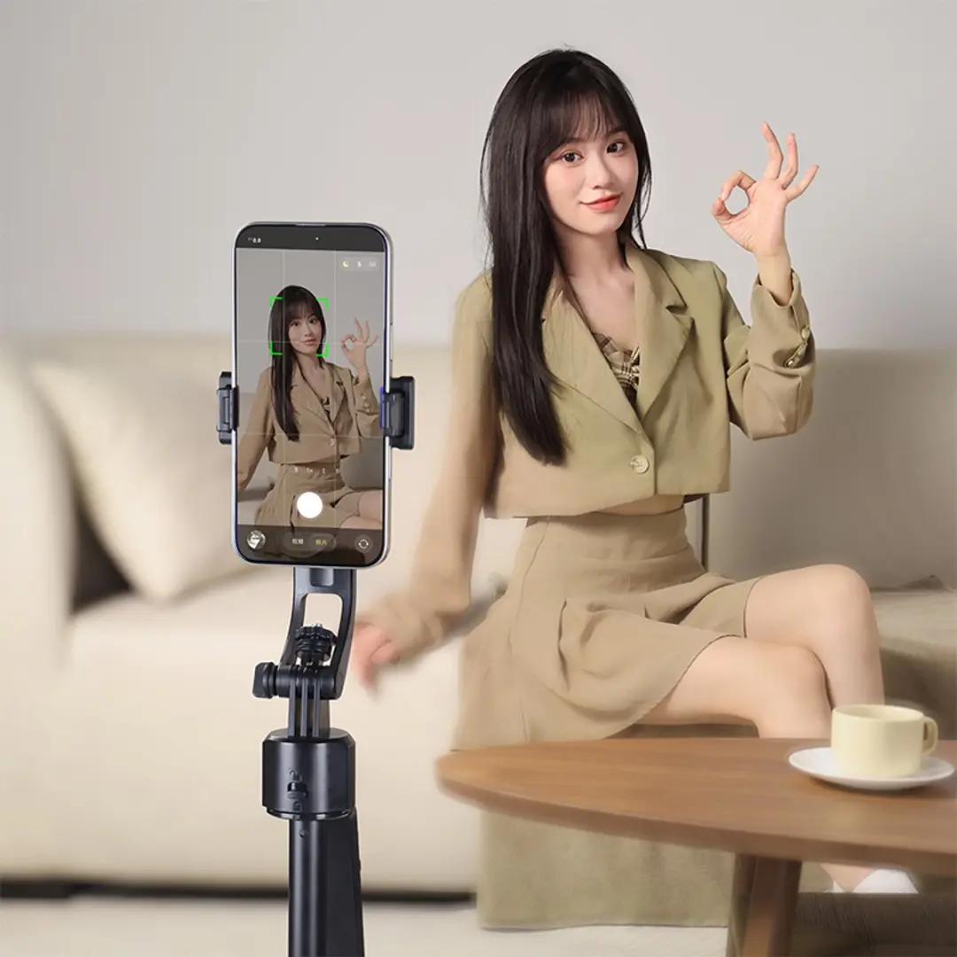 Ulanzi TT23 Auto-Tracking Selfie Stick Statief - Zwart