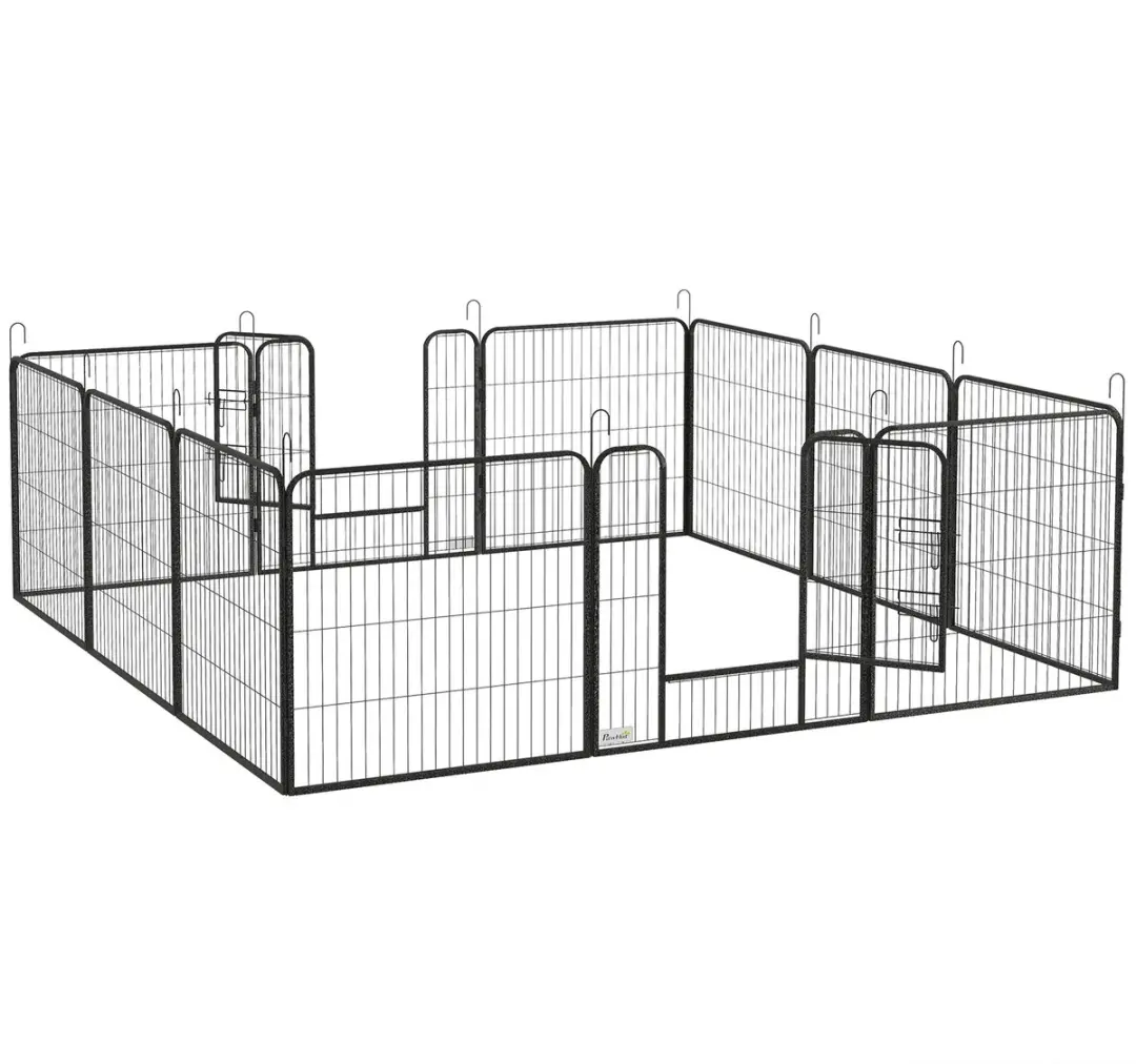 Pawhut Speelbox Huisdieren 240x240x80cm