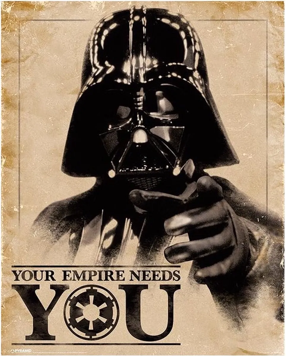 Star Wars Your Empire Needs You Poster 40x50cm
