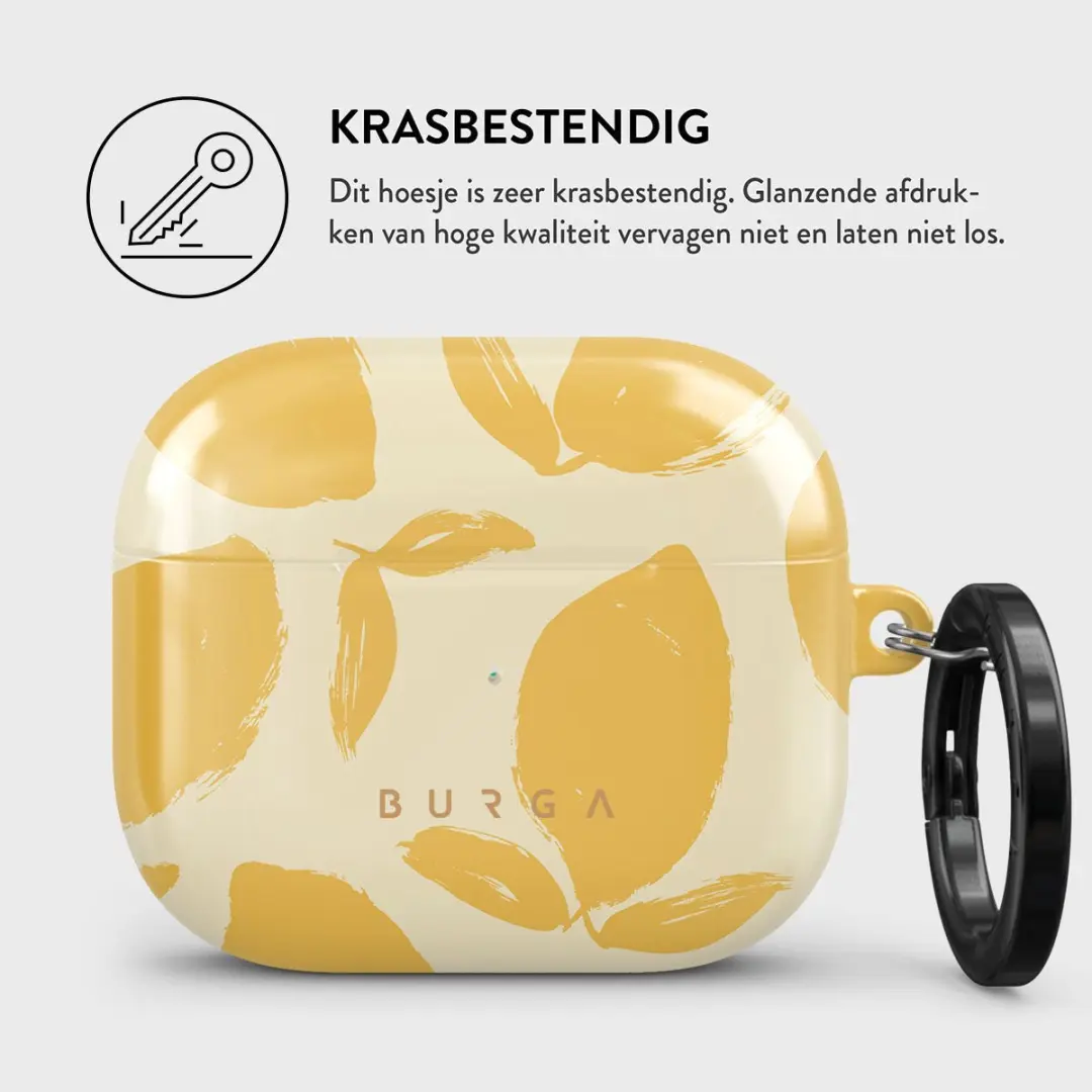 Burga Hardcase voor de Apple AirPods 3 - Lemon Tart