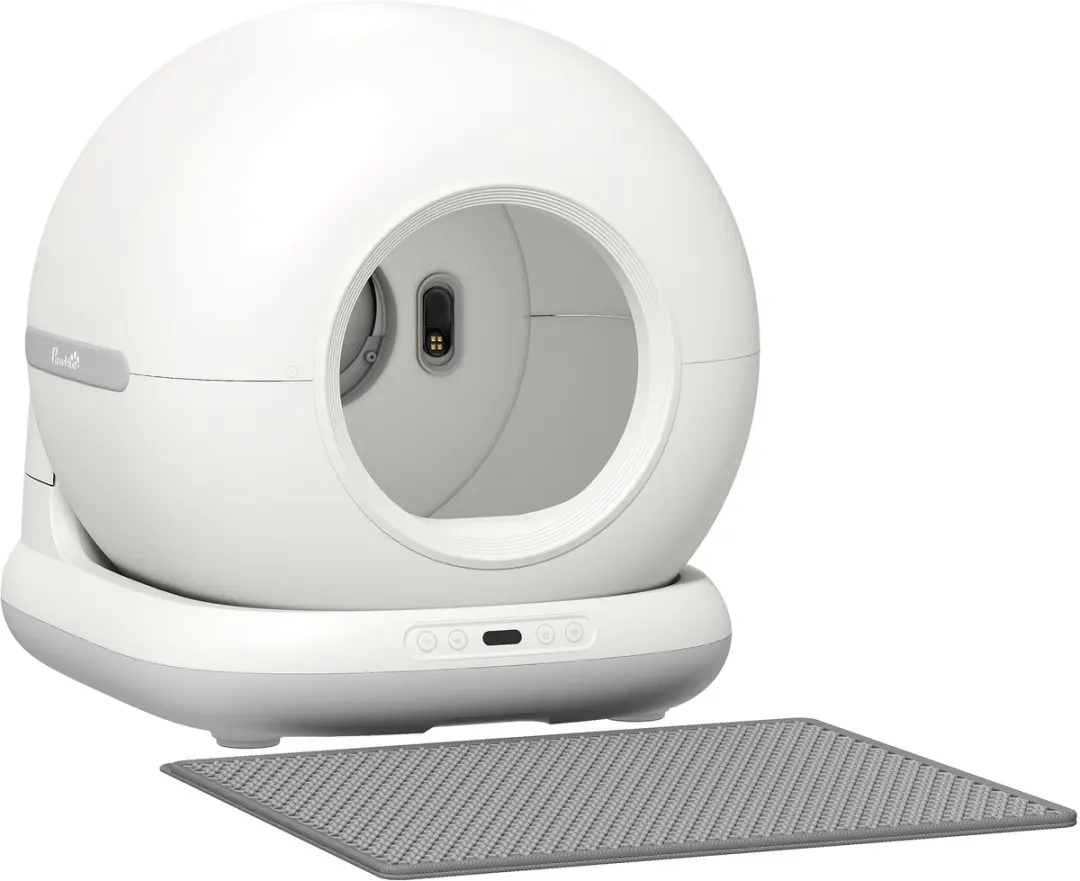 Homcom Zelfreinigende Kattenbak 72L - App-gestuurd - Wit