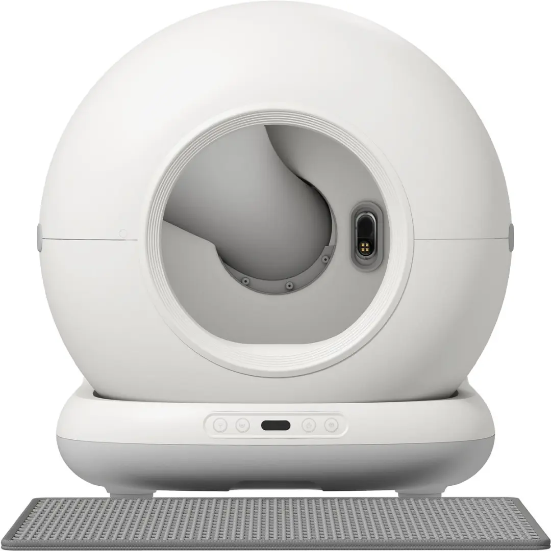 Homcom Zelfreinigende Kattenbak 72L - App-gestuurd - Wit