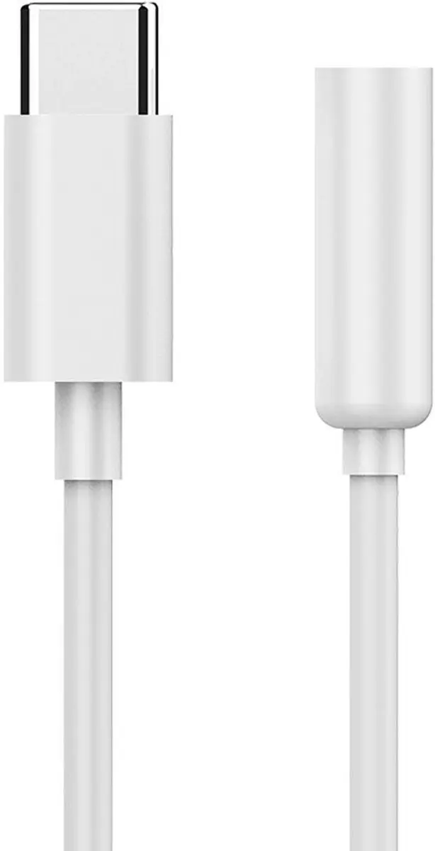 Gembird USB-C naar 3,5mm Audio Adapter - Wit