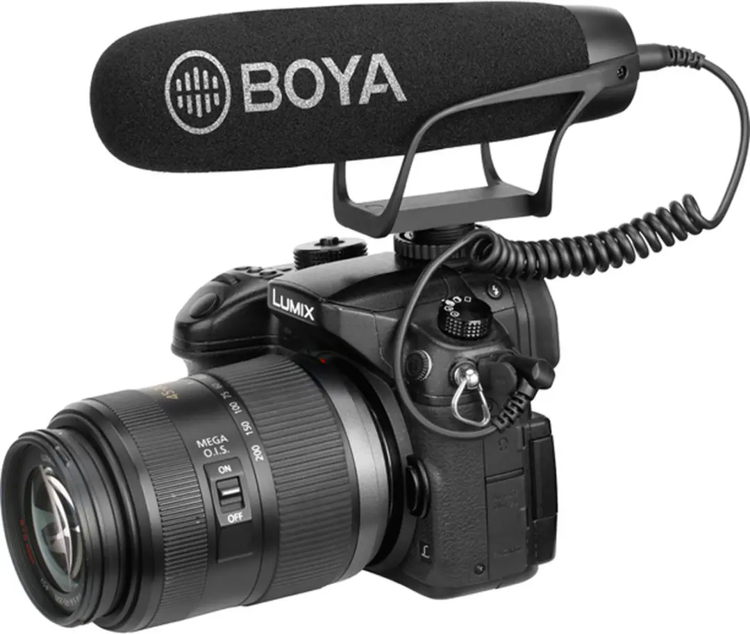 Boya BM2021 Condenser Shotgun Microfoon - Zwart