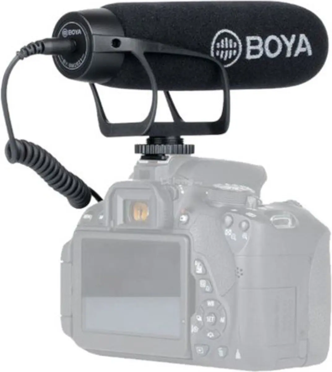 Boya BM2021 Condenser Shotgun Microfoon - Zwart