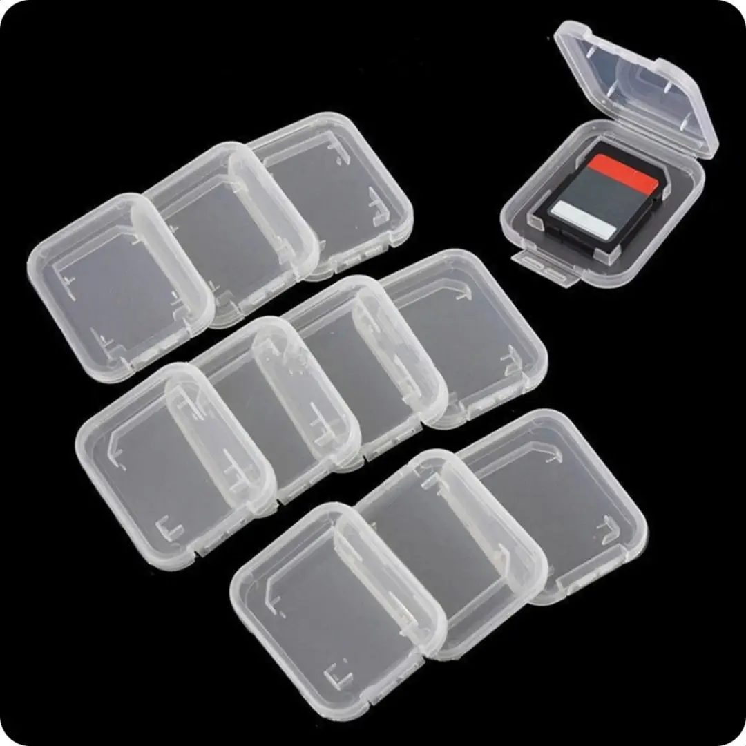 Selected Transparante SD Kaart Hoes 10 Stuks