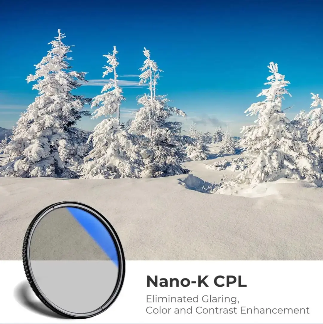 K&F Concept KF01.1314V3 CPL Filter 62mm - Zwart
