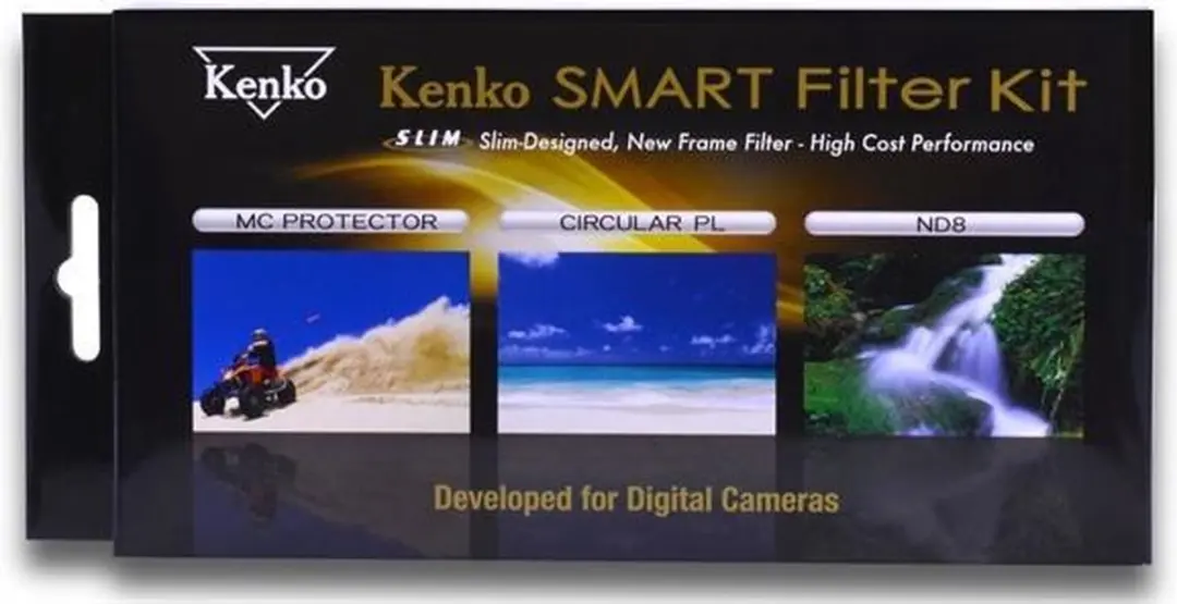 Kenko Digital Filter Kit Slim 58mm - 3 Filters - Zwart