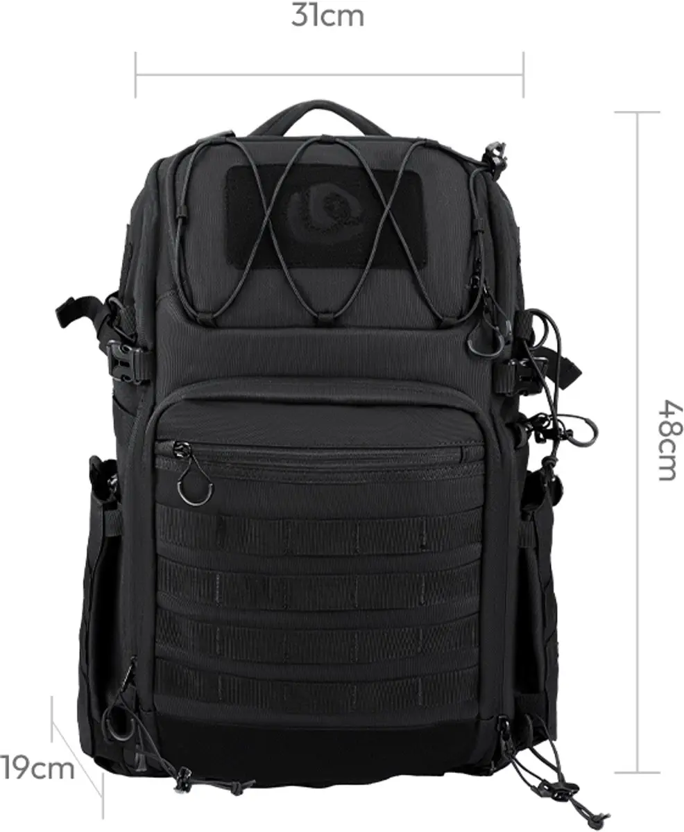 Ulanzi BC007 Camera Rugzak 28-35L - 16 inch Laptop - Zwart