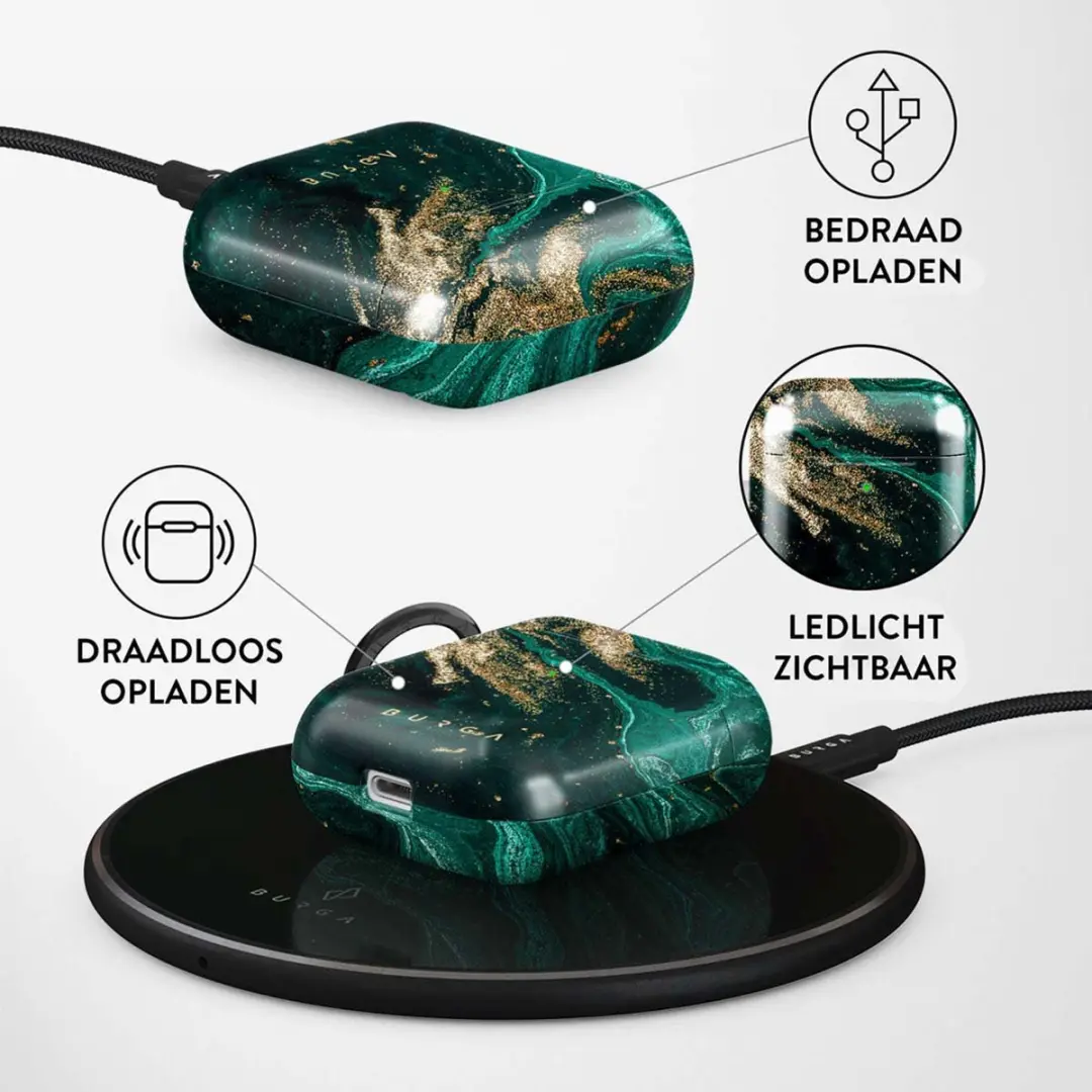 Burga Hardcase Apple AirPods Pro 3 - Emerald Pool
