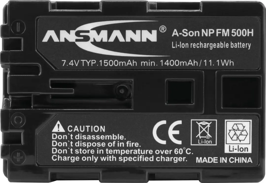 Ansmann A-Son NP FM 500H Li-ion Accu 1500mAh 7.4V
