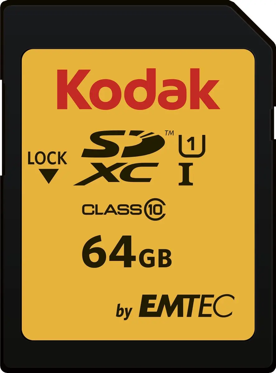 Kodak Premium Performance 580X 64GB SDXC Geheugenkaart