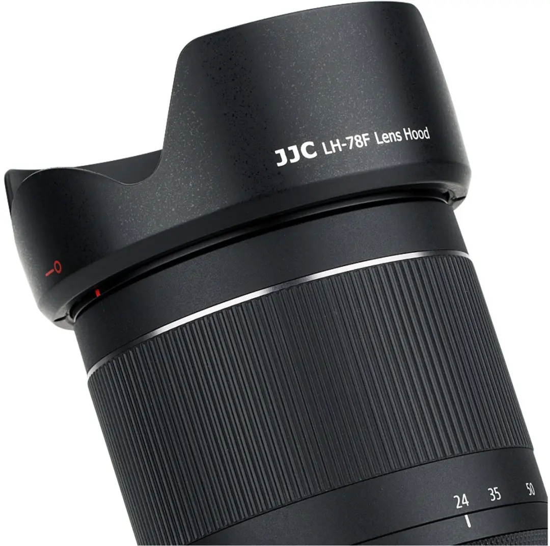 JJC EW-78F Zonnekap Canon RF 24-240mm - 72mm - Zwart