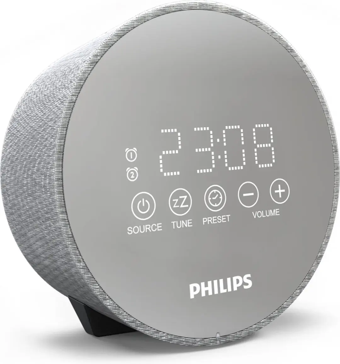 Philips TADR402 Wekkerradio - Zilver/Grijs - afbeelding 2 van 6