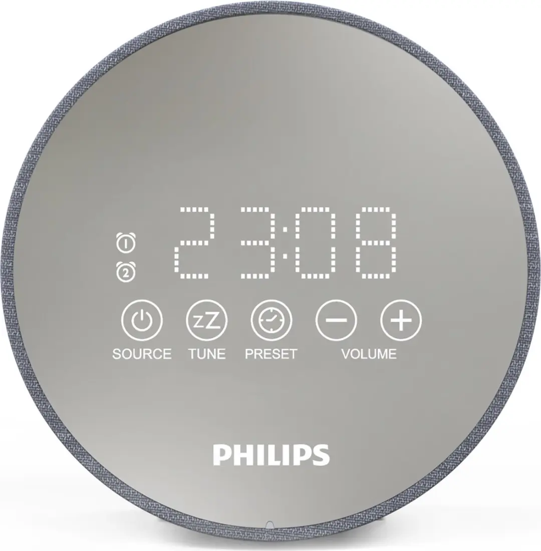 Philips TADR402 Wekkerradio - Zilver/Grijs - afbeelding 6 van 6