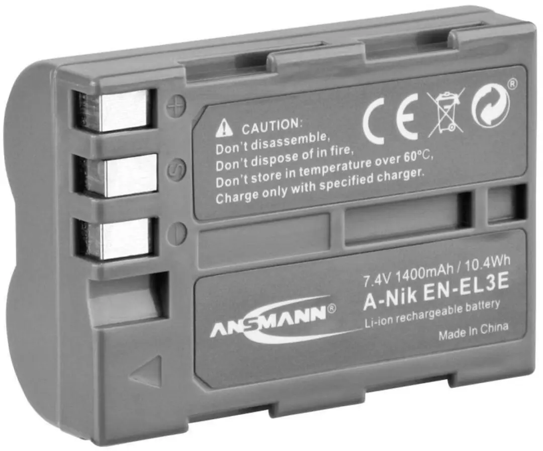 Ansmann EN-EL3e Accu 1400mAh - Compactcamera