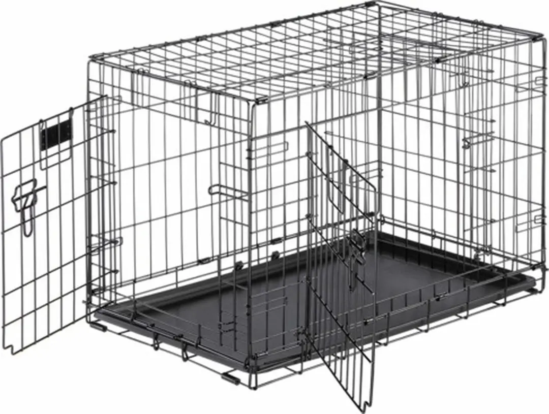 Ferplast Dog-Inn 75 Hondenbench M - 77x49x55cm - Zwart