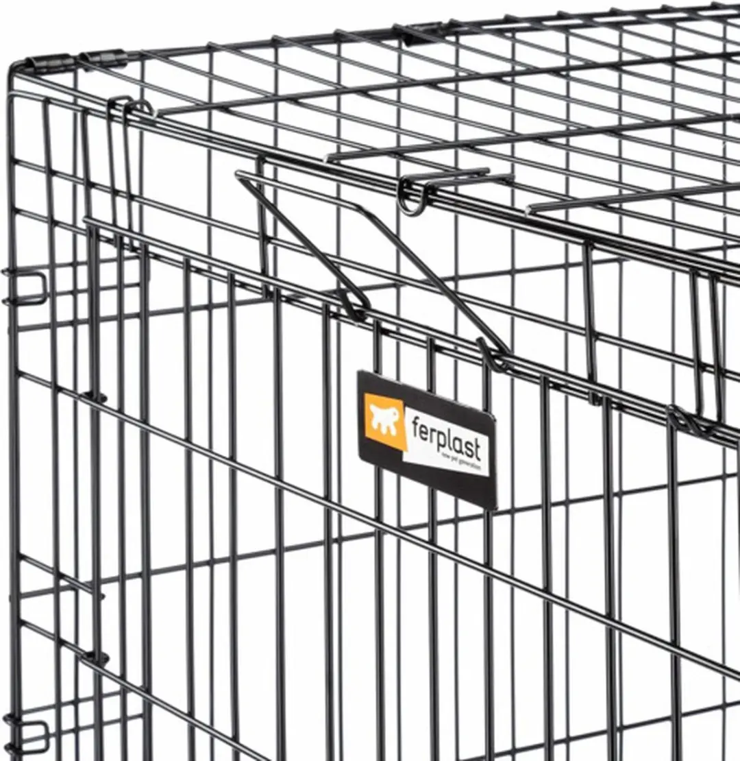 Ferplast Dog-Inn 75 Hondenbench M - 77x49x55cm - Zwart