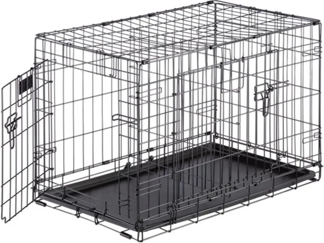 Ferplast Dog-Inn 75 Hondenbench M - 77x49x55cm - Zwart