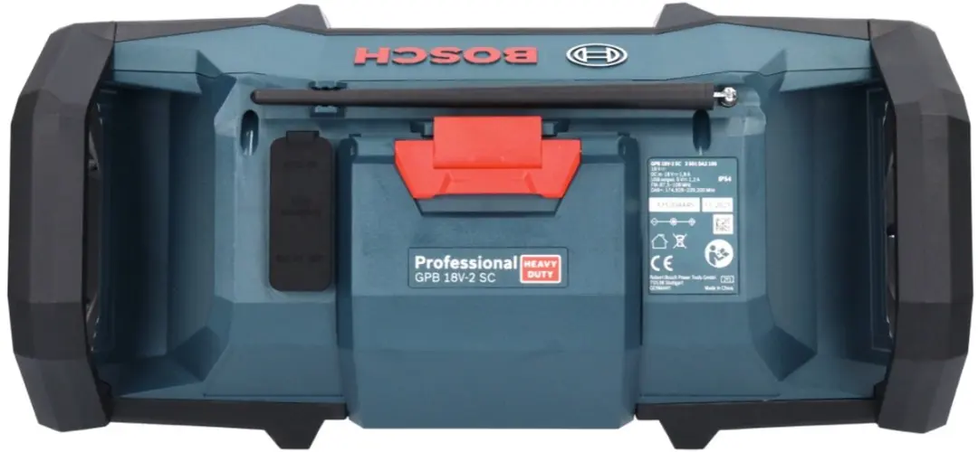 Bosch Professional GPB 18V-2 SC Bouwradio - DAB+/Bluetooth - Zwart/Blauw - afbeelding 5 van 6