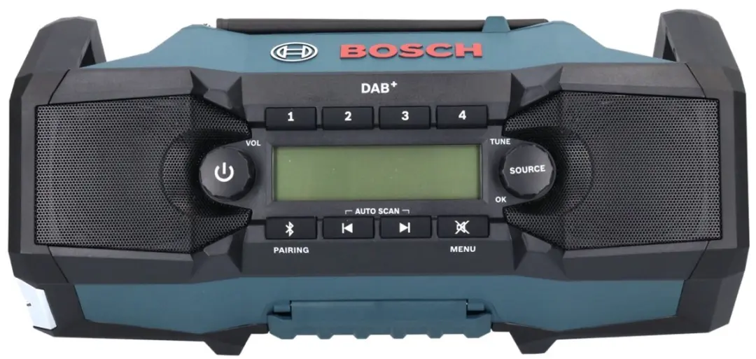 Bosch Professional GPB 18V-2 SC Bouwradio - DAB+/Bluetooth - Zwart/Blauw - afbeelding 3 van 6
